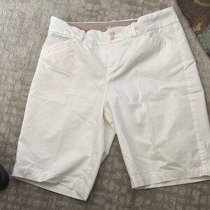 Dockers Women's White Bermudas